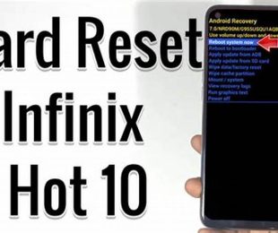 Masalah Setelah Reset Infinix Hot 10