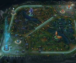 Arena ini adalah lokasi sentral di League of Legends.  (Sumber gambar: leagueoflegends.com)