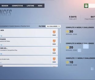 Anda bisa mendapatkan mata uang di Overwatch 2 dengan menyelesaikan tantangan.  (Sumber gambar: Screenshot gametips)