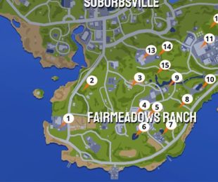 Ini adalah lokasi di mana Anda dapat menemukan item pakaian Peternakan Fairmeadows.  (Sumber gambar: Screenshot gametips)