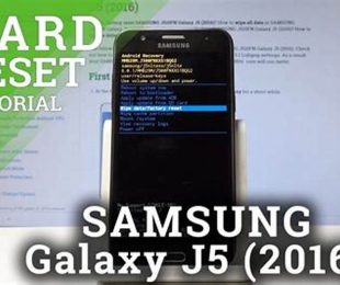 Wipe Data/Factory Reset Samsung J5 2016