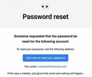 Reset Password Email