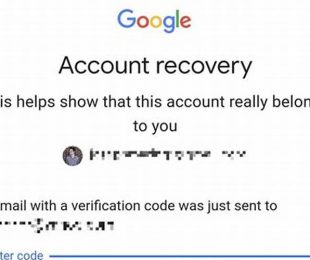 Reset Password Google