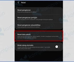 Cara Reset Jaringan Hp Samsung
