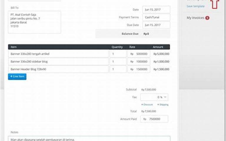 Invoice Di Hp