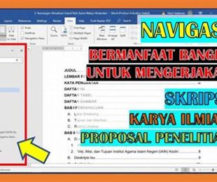 Gambar Cara Membuat Navigasi Di Word