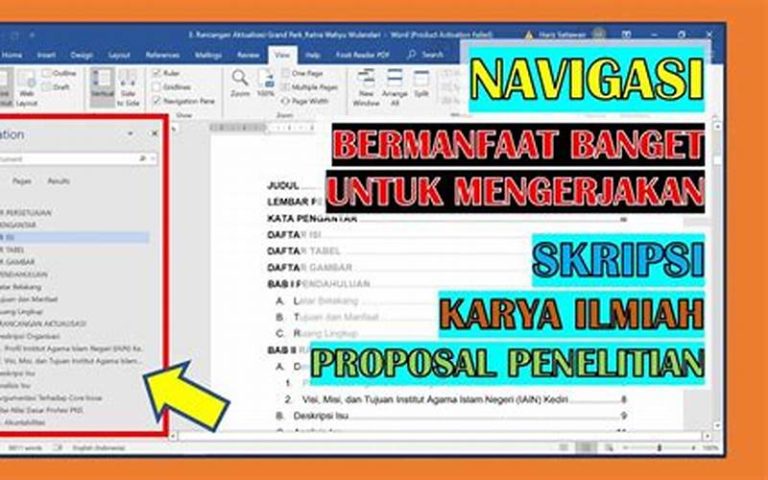 Gambar Cara Membuat Navigasi Di Word