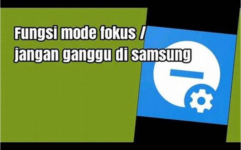 Jangan Ganggu Mode