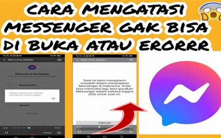 Messenger Tidak Bisa Dibuka