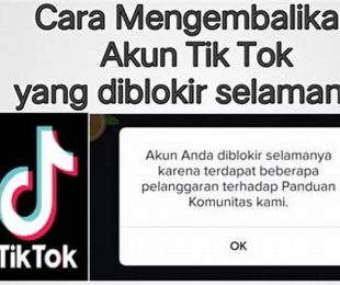 Akun Tiktok Diblokir