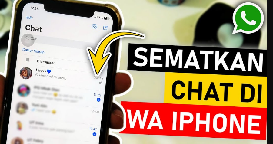 Cara Menyematkan Pesan WA di iPhone